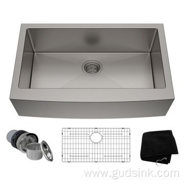 Top-sale durable apron front single bowl sink